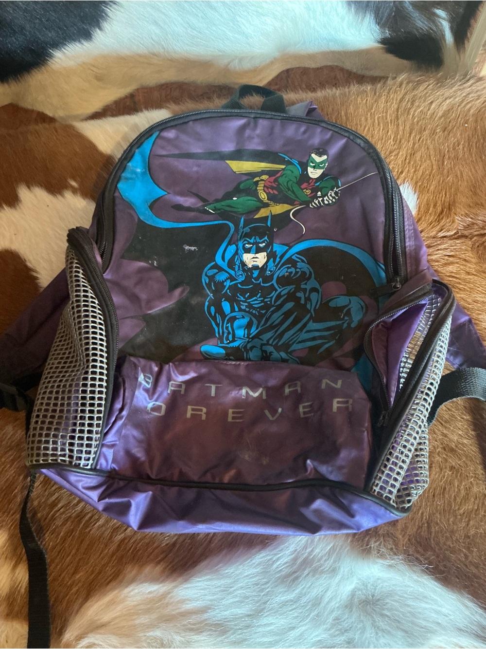vintage 1995 "Batman Forever" backpack